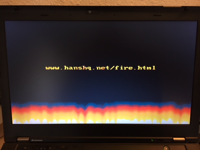 Firedemo after booting