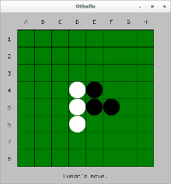 Screenshot of X11 Othello running in GNOME.
