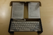 Keyboard inside the box.