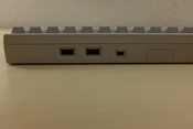 USB ports on the back.